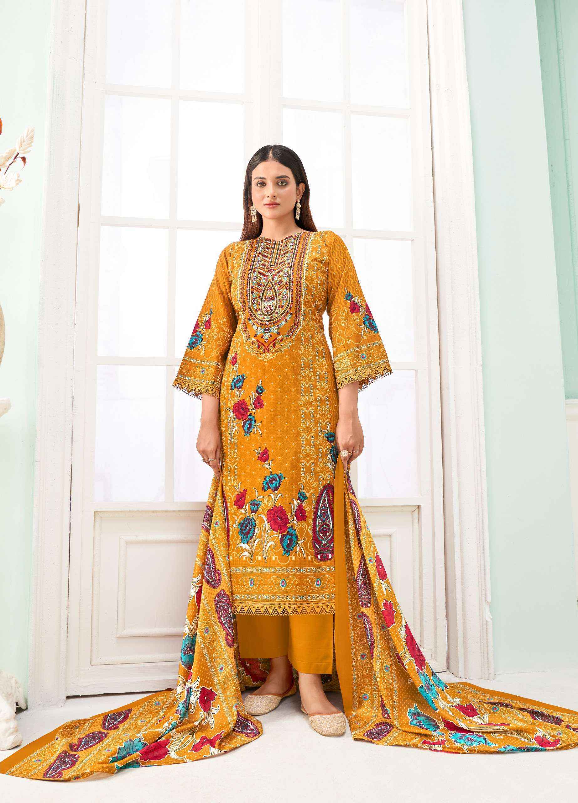 Jash Qurbat Vol-5 Cotton Dress Material (8 pcs Catalogue)