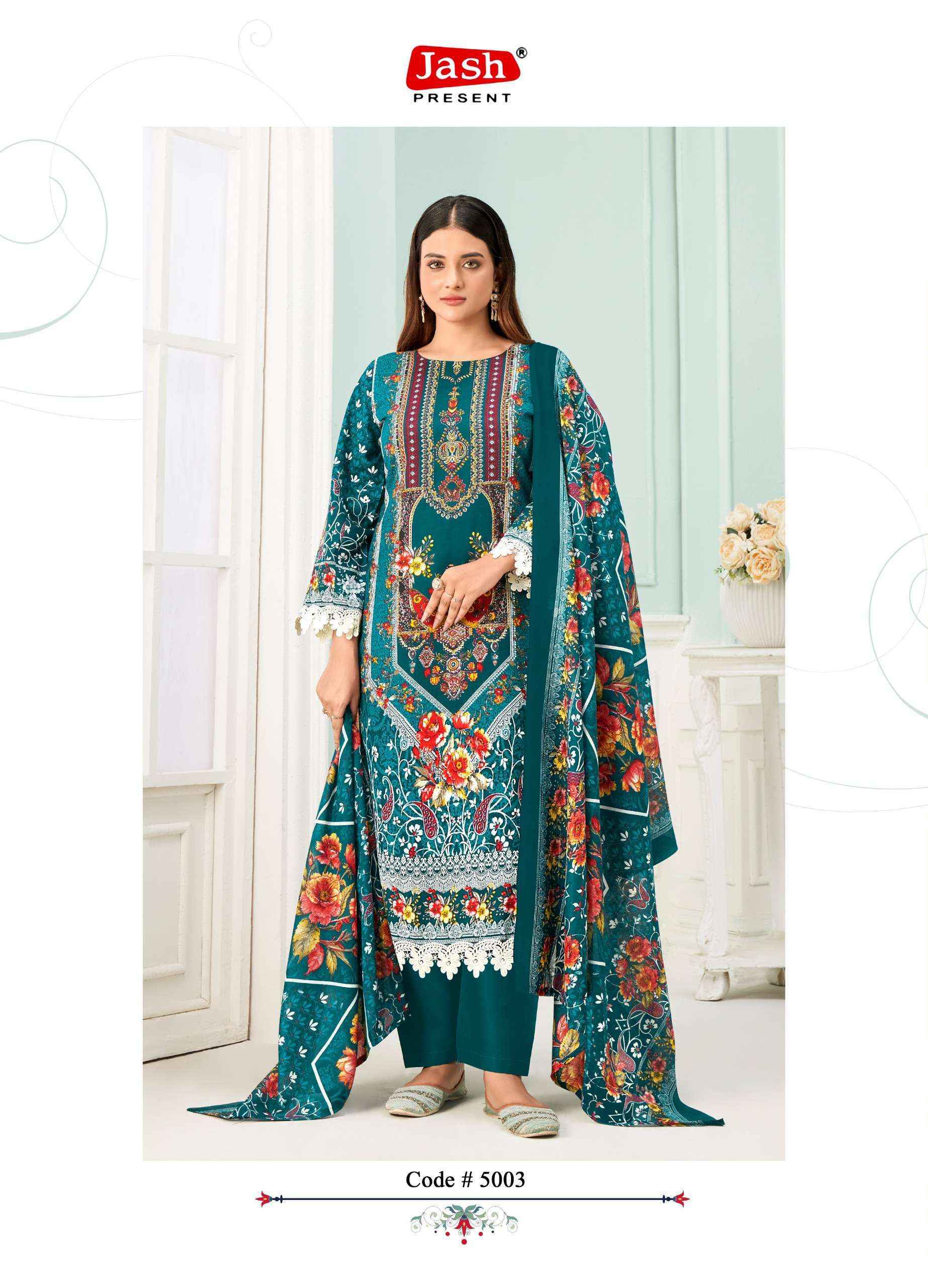 Jash Qurbat Vol-5 Cotton Dress Material (8 pcs Catalogue)