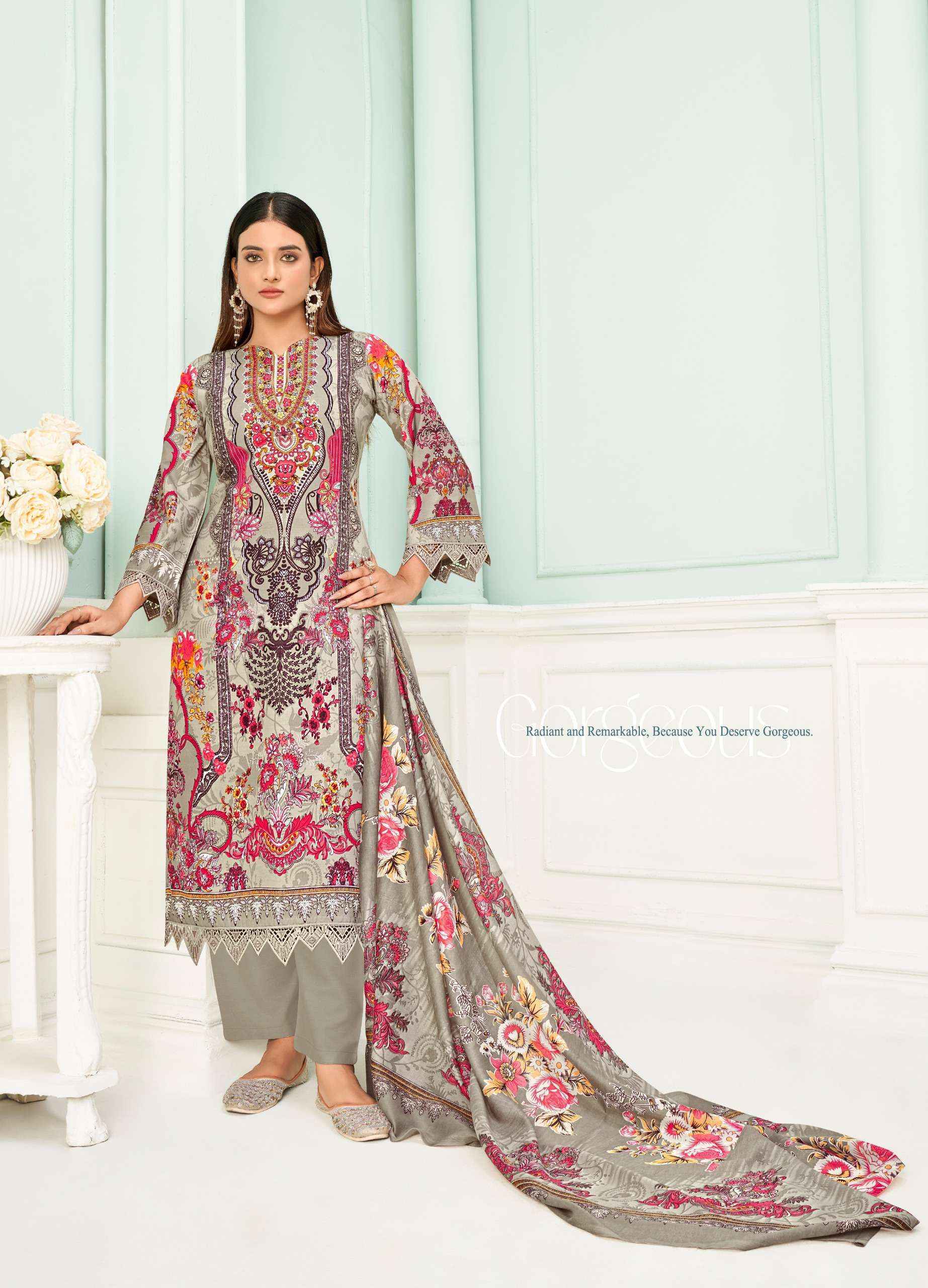 Jash Qurbat Vol-5 Cotton Dress Material (8 pcs Catalogue)