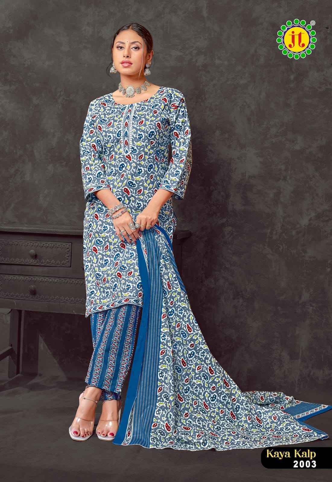 Jt Kaya Kalp Vol 2 Readymade Cotton Dress 8 pcs Catalogue