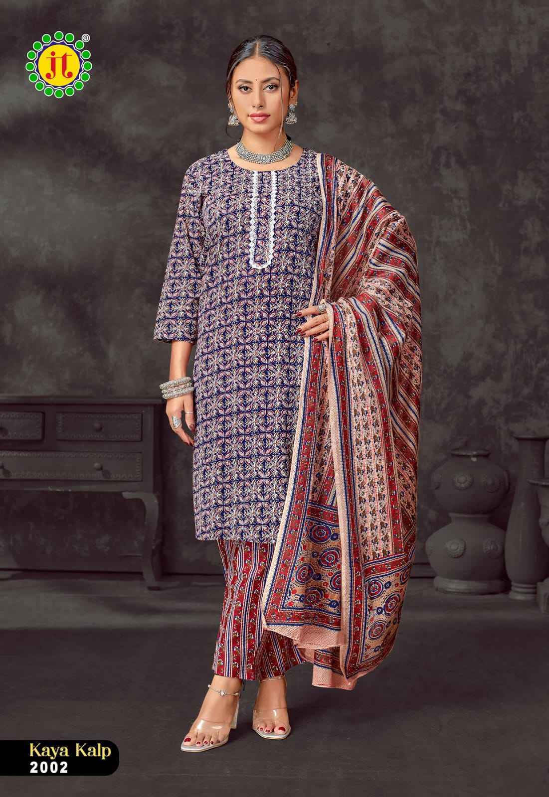Jt Kaya Kalp Vol 2 Readymade Cotton Dress 8 pcs Catalogue