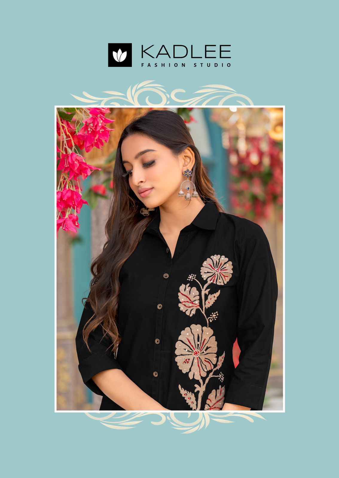 Kadlee Pehchan Rayon Kurti With Bottom (6 pcs Catalogue)