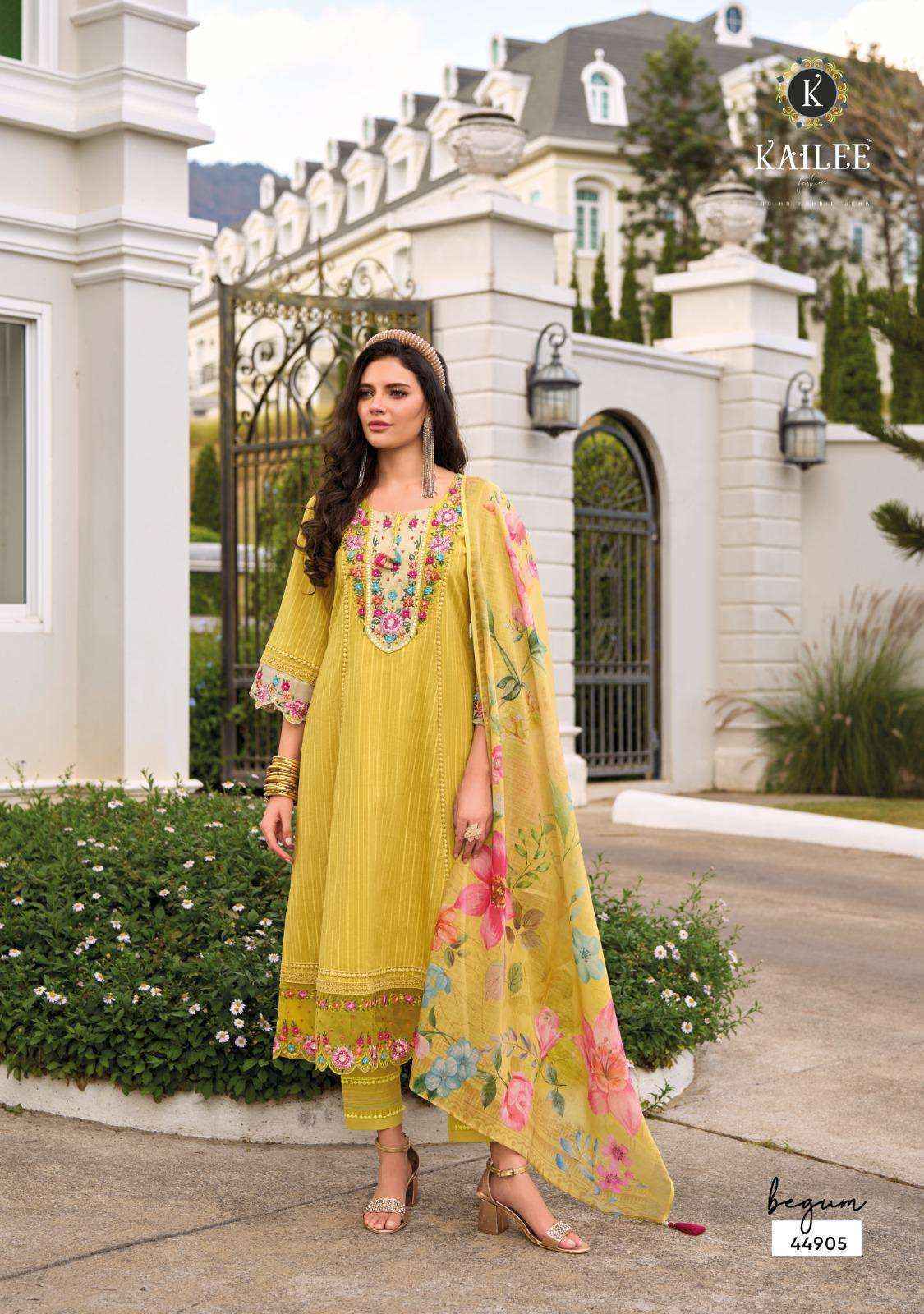 Kailee Fashion Begum Vol 7 Cotton Kurti Combo 5 pcs Catalogue