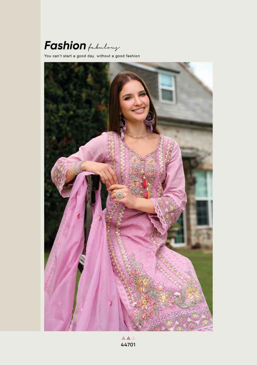 Kailee Fashion Gulzar Cotton Readymade Suit (4 pcs Catalogue)