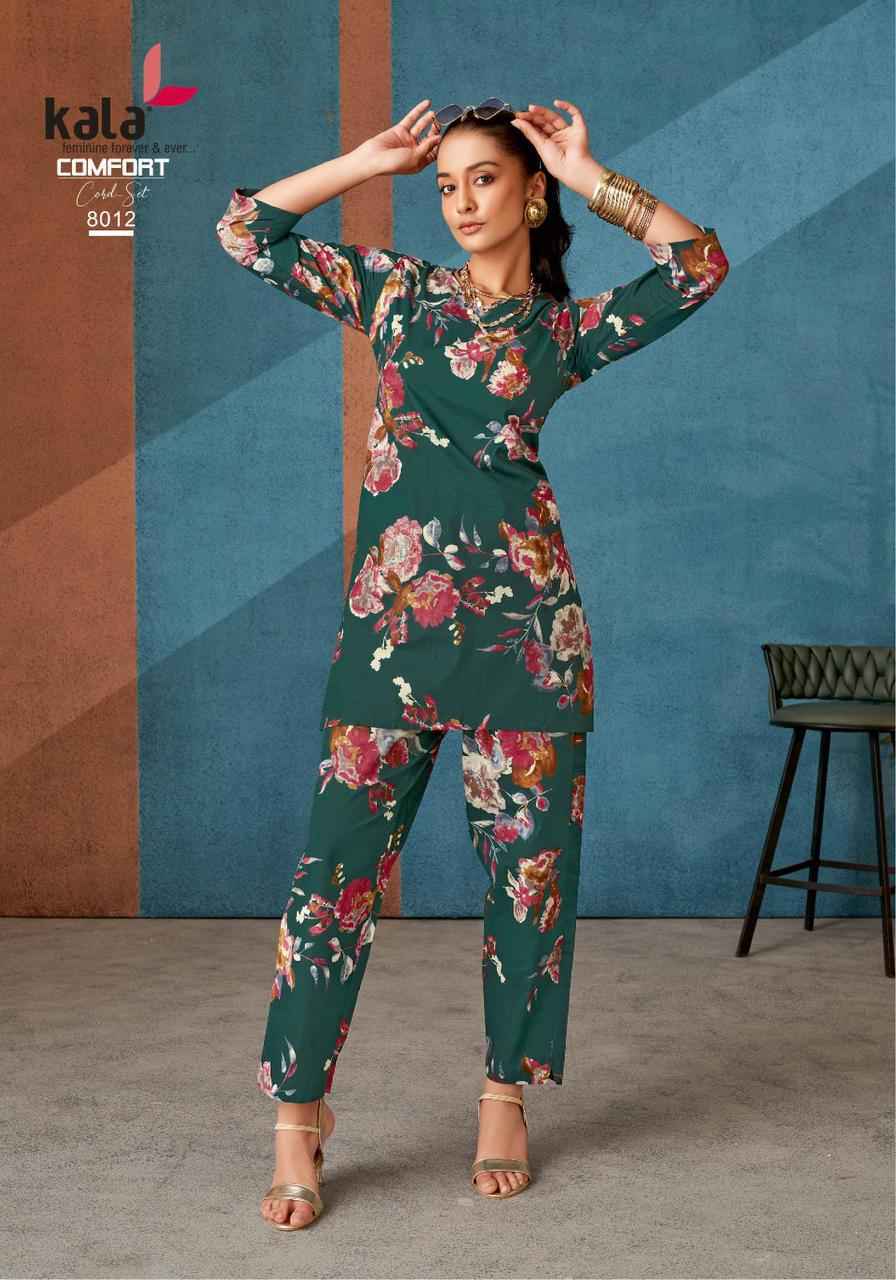 Kala Comfort Vol-3 Cotton Co Ord Set (12 pcs Catalogue)