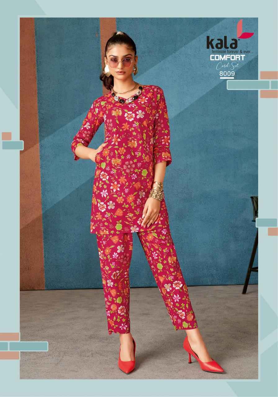 Kala Comfort Vol-3 Cotton Co Ord Set (12 pcs Catalogue)