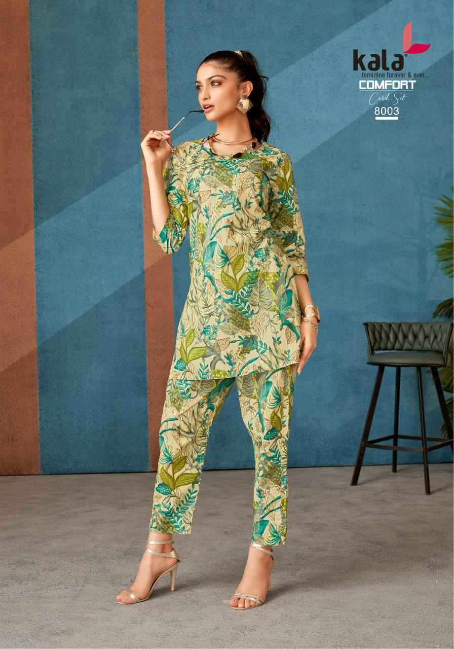 Kala Comfort Vol-3 Cotton Co Ord Set (12 pcs Catalogue)