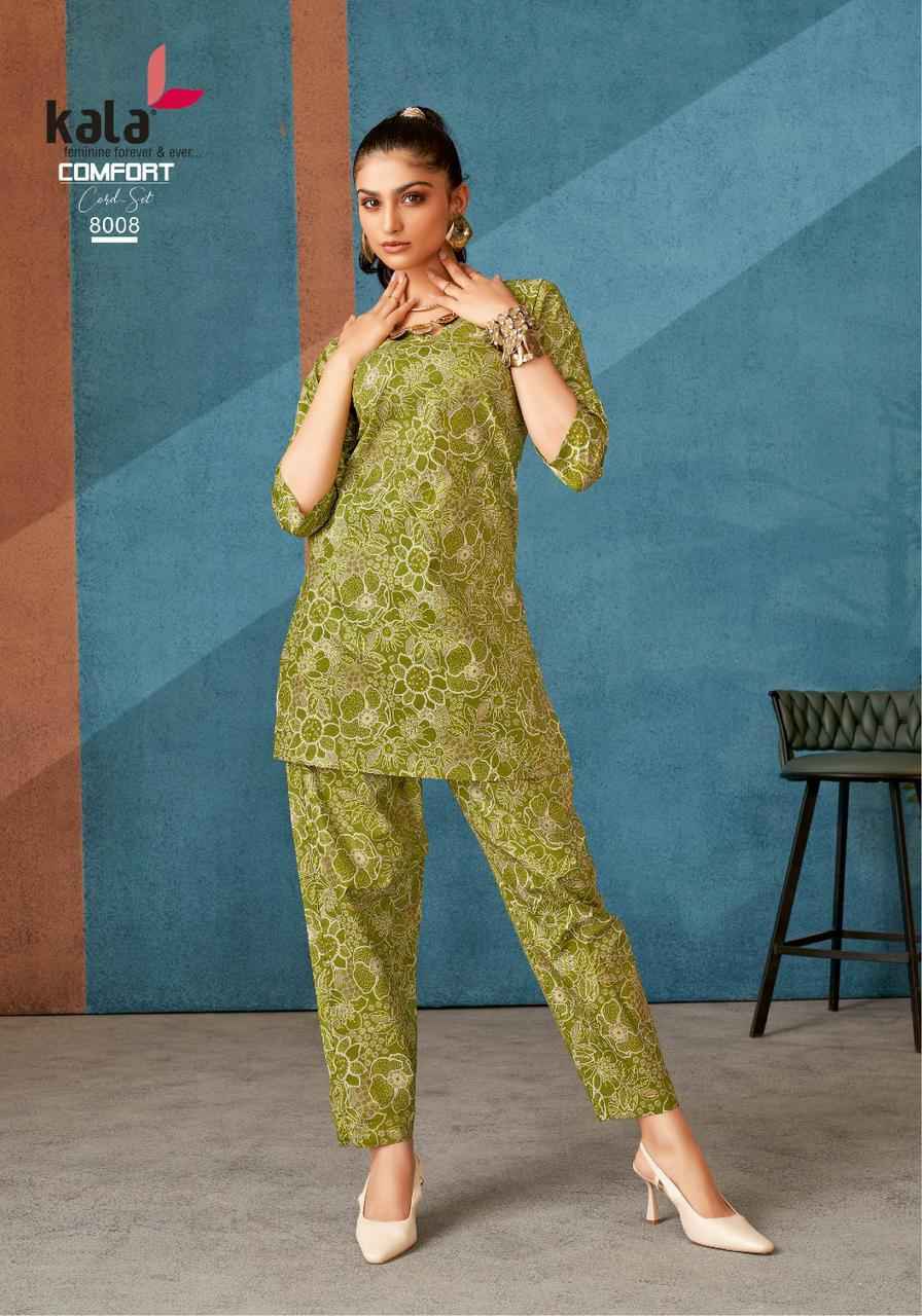 Kala Comfort Vol-3 Cotton Co Ord Set (12 pcs Catalogue)