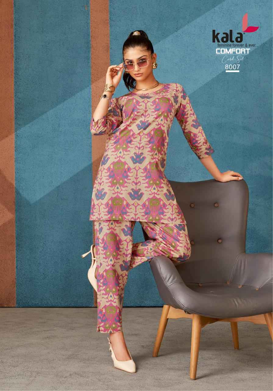 Kala Comfort Vol-3 Cotton Co Ord Set (12 pcs Catalogue)