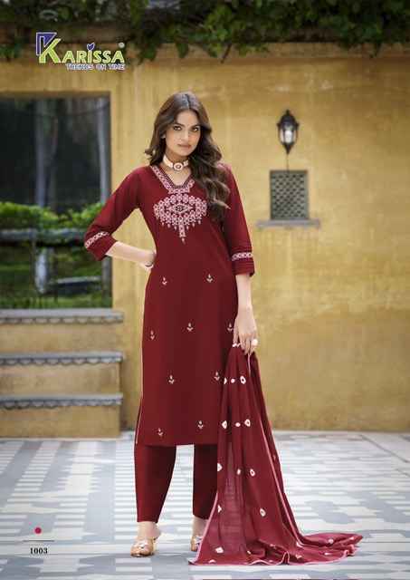 Karissa Hiya Cotton Kurti Combo 4 pcs Catalogue