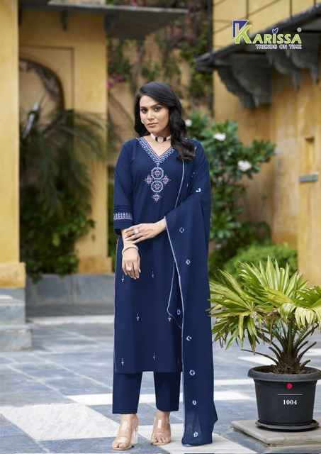 Karissa Hiya Cotton Kurti Combo 4 pcs Catalogue