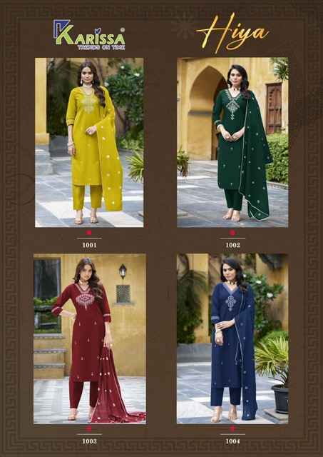 Karissa Hiya Cotton Kurti Combo 4 pcs Catalogue