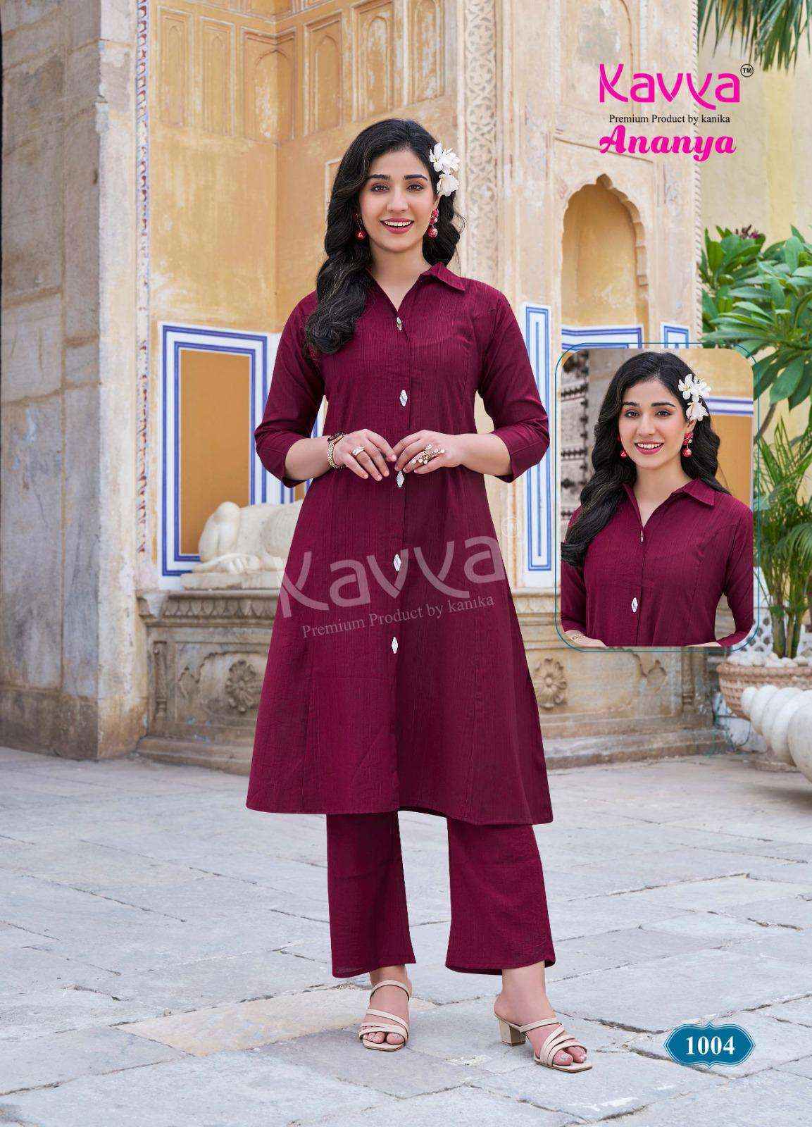 Kaya Ananya Vol-1 Vatican Co Ord Set (10 pcs Catalogue)