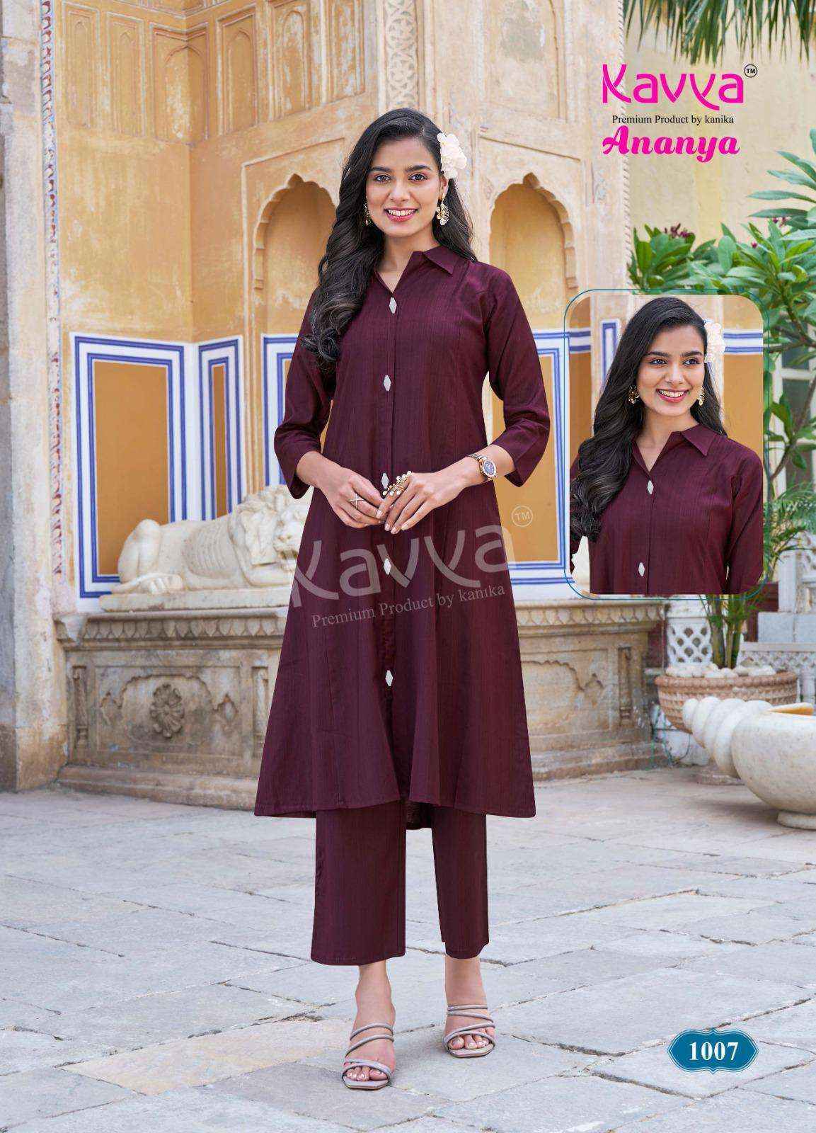 Kaya Ananya Vol-1 Vatican Co Ord Set (10 pcs Catalogue)