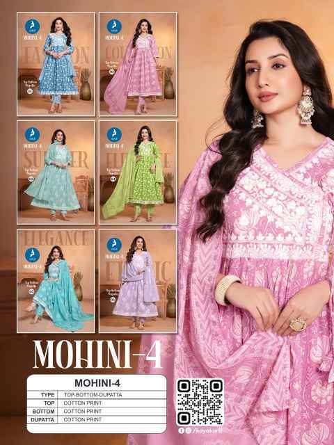 Kaya Mohini Vol 4 Cotton Kurti Combo 6 pcs Catalogue