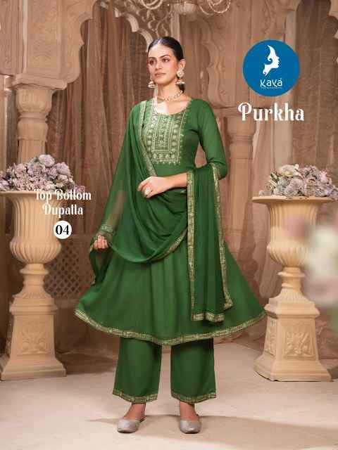 Kaya Purkha Rayon Readymade Suit (6 pcs Catalogue)