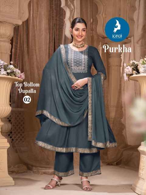Kaya Purkha Rayon Readymade Suit (6 pcs Catalogue)