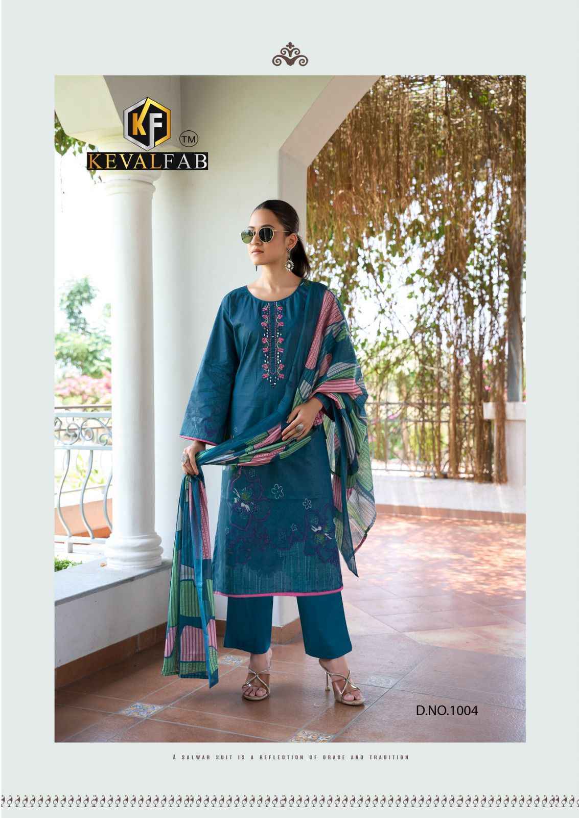 Keval Fab Aalaya Cotton Dress Material (8 pc Cataloge)