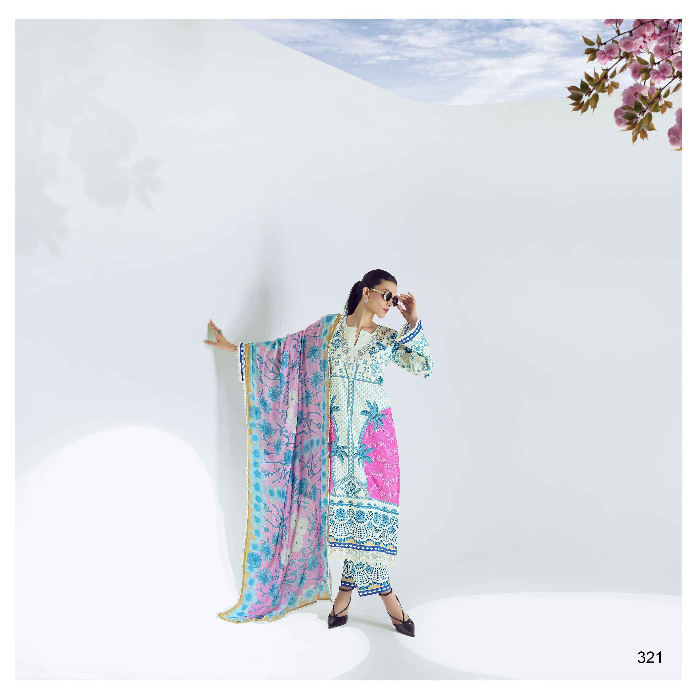 Kimora Sohni Breeze Vol-25 Lawn Cotton Dress Material (4 pcs Catalogue)