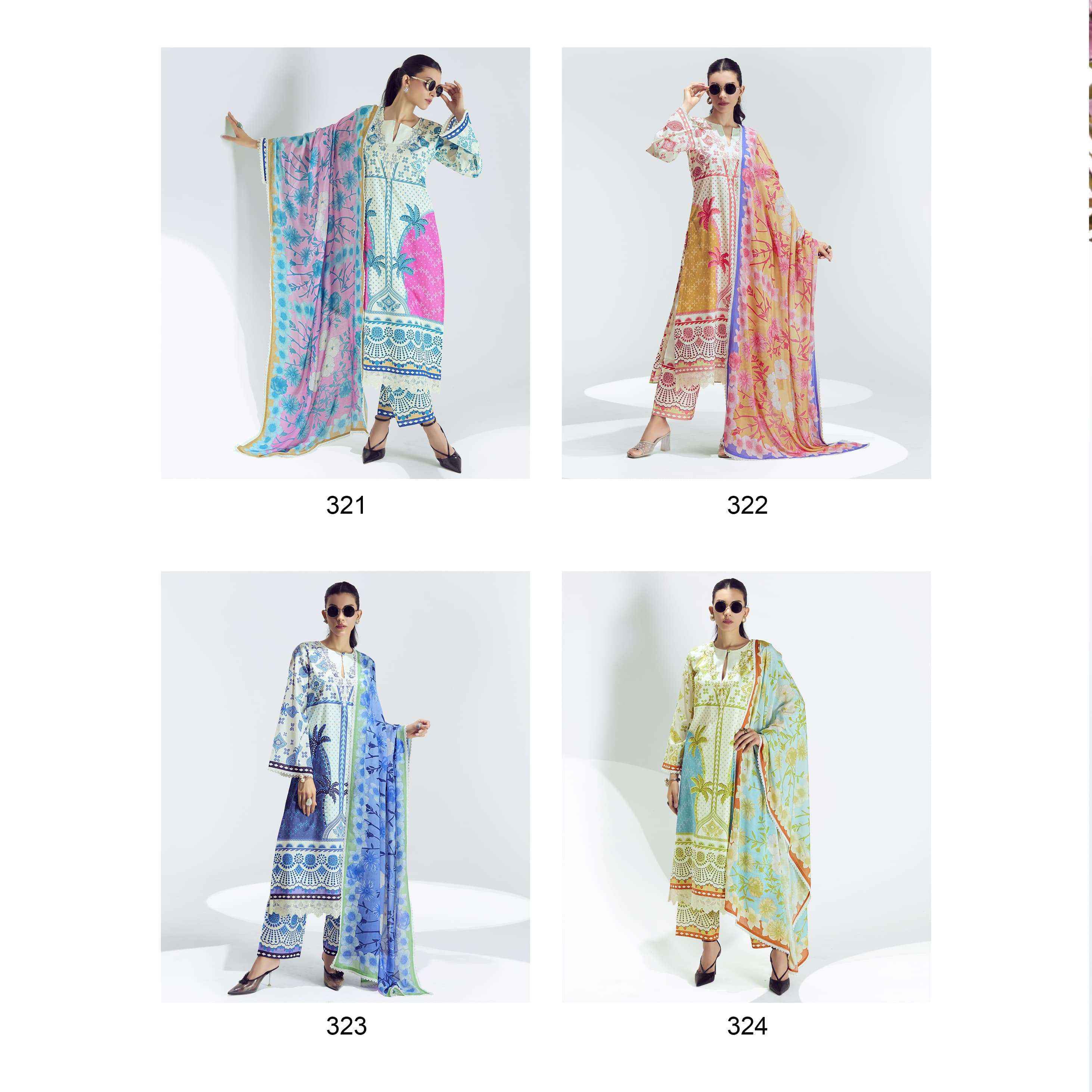 Kimora Sohni Breeze Vol-25 Lawn Cotton Dress Material (4 pcs Catalogue)
