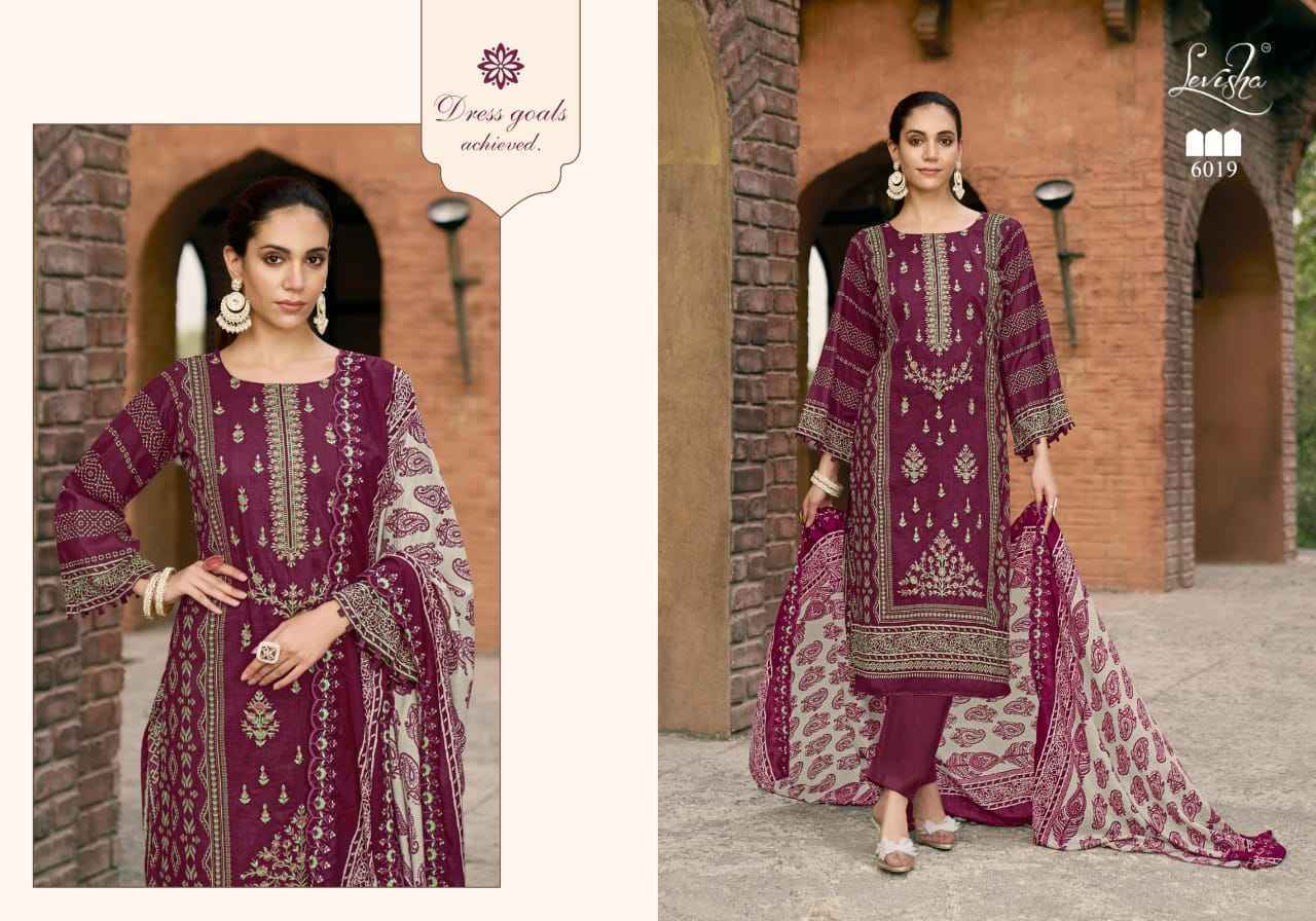 Levisha Madhubala Vol-6 Cambric Cotton Dress Material (8 pcs Catalogue)