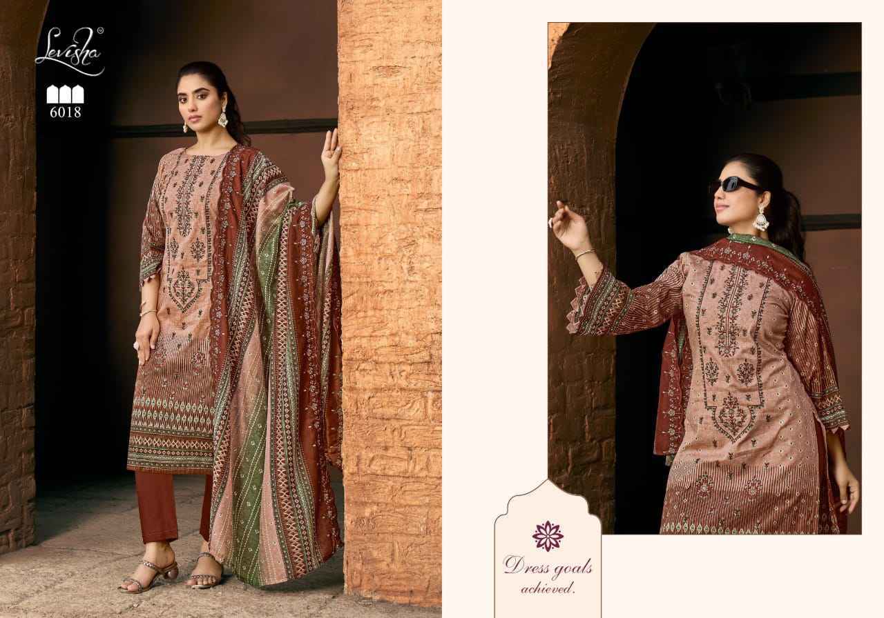 Levisha Madhubala Vol-6 Cambric Cotton Dress Material (8 pcs Catalogue)