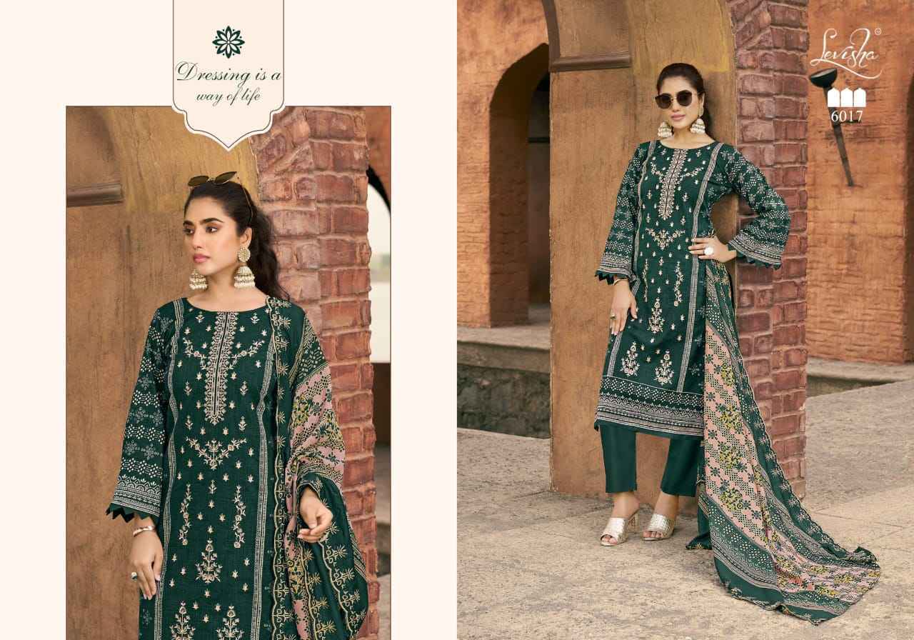Levisha Madhubala Vol-6 Cambric Cotton Dress Material (8 pcs Catalogue)