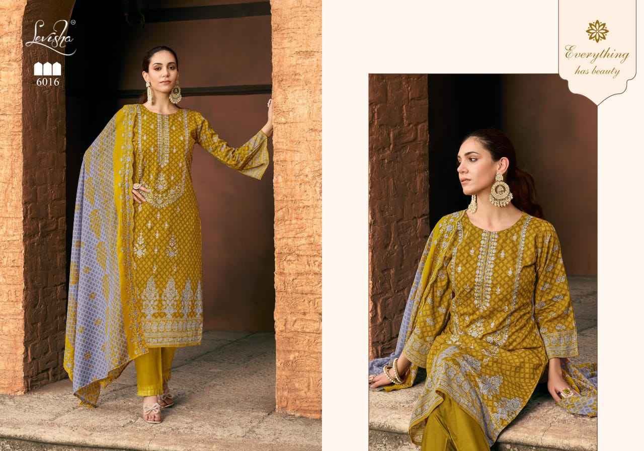 Levisha Madhubala Vol-6 Cambric Cotton Dress Material (8 pcs Catalogue)