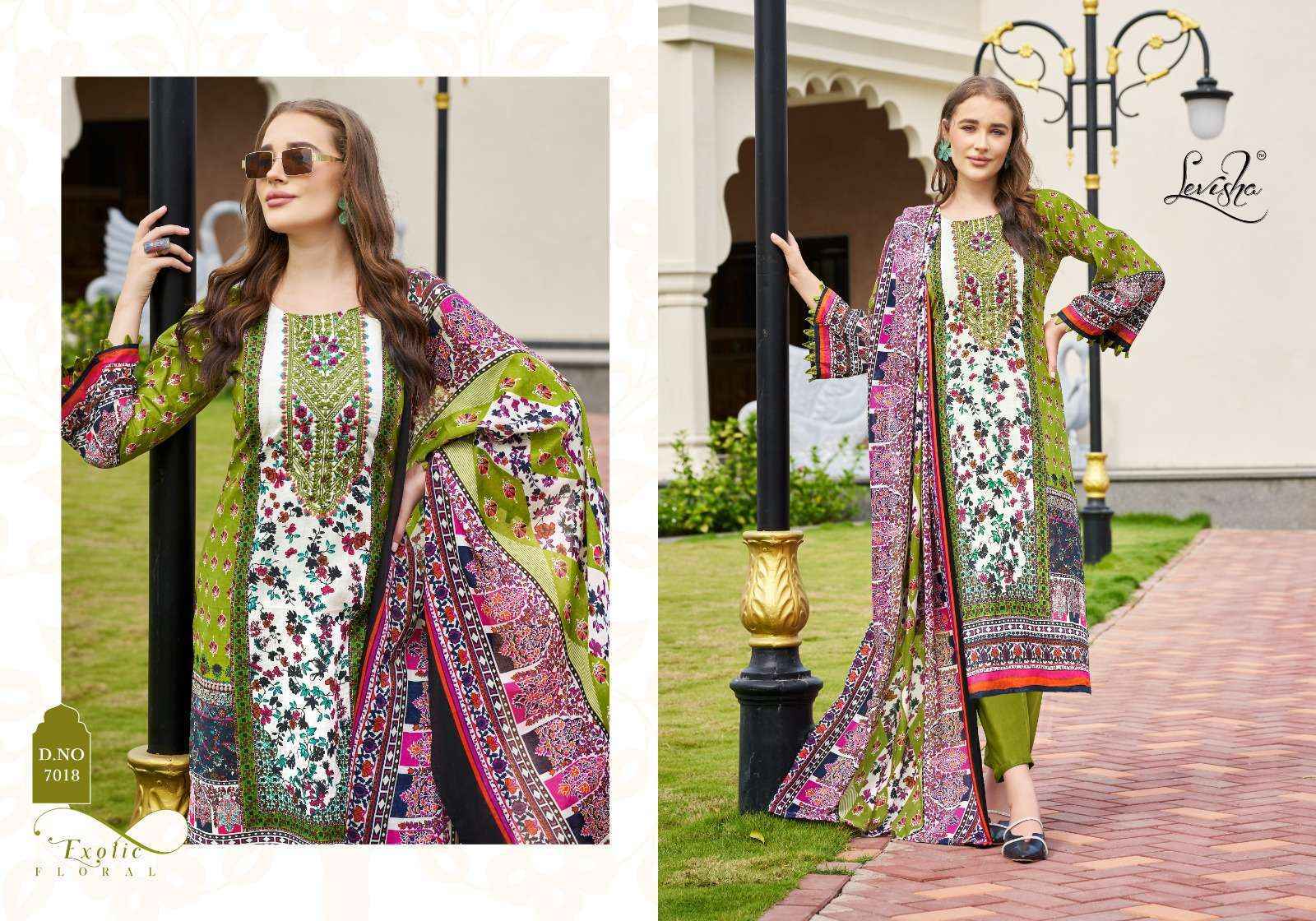 Levisha Mehnaaz Cotton Dress Material (8 pcs Catalogue)