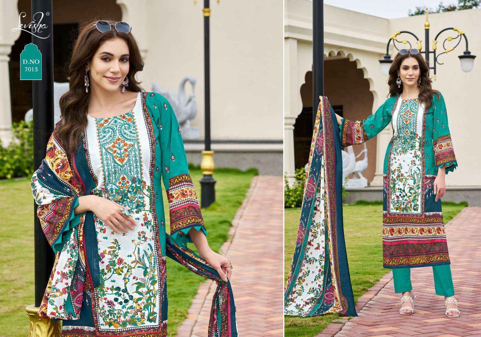 Levisha Mehnaaz Cotton Dress Material (8 pcs Catalogue)