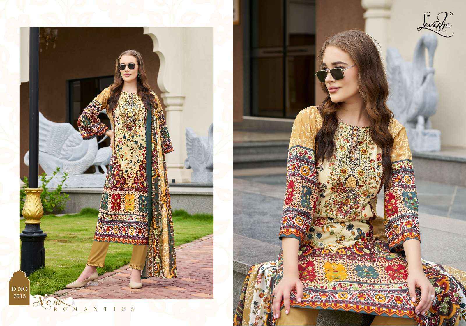 Levisha Mehnaaz Cotton Dress Material (8 pcs Catalogue)