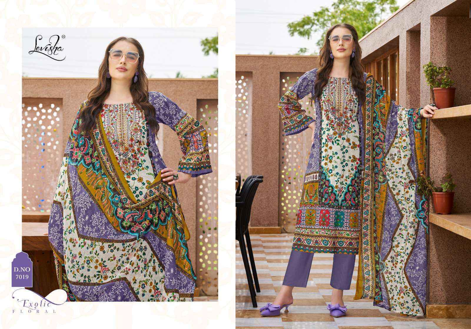 Levisha Mehnaaz Cotton Dress Material (8 pcs Catalogue)