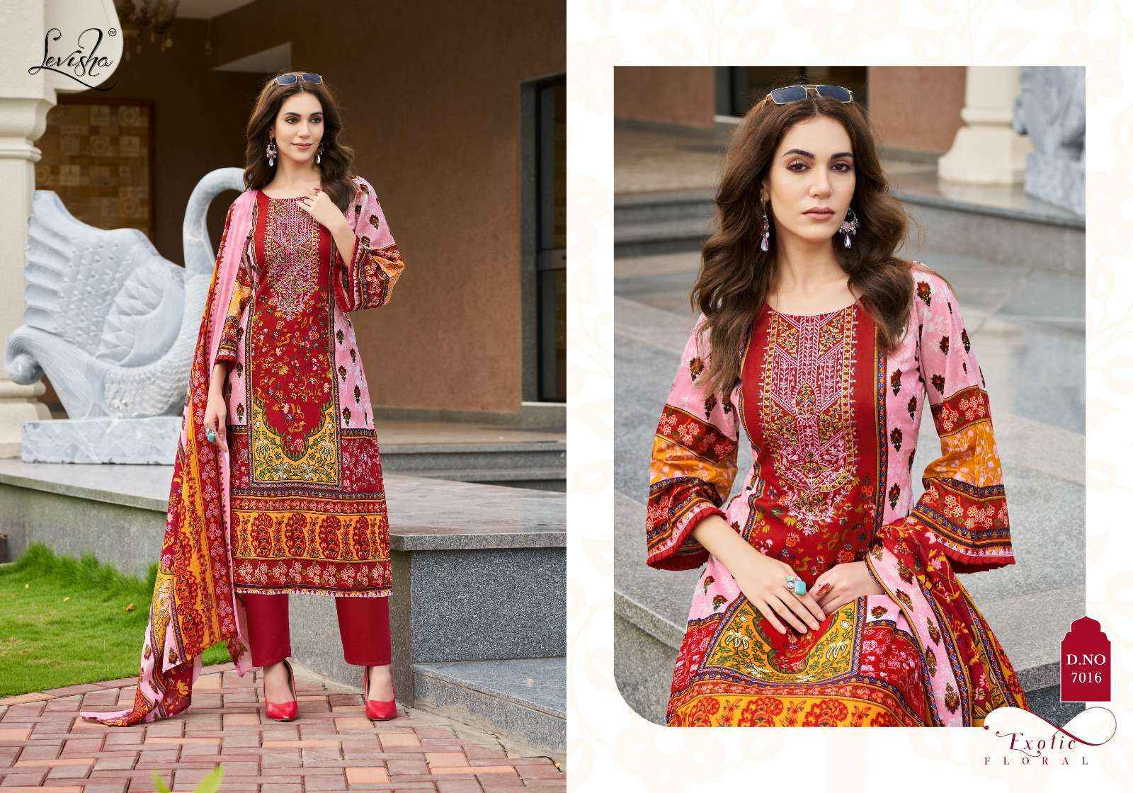 Levisha Mehnaaz Cotton Dress Material (8 pcs Catalogue)