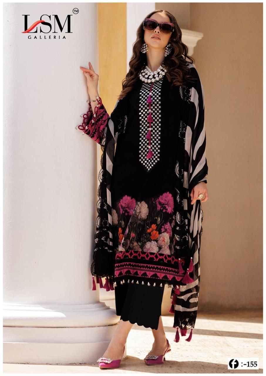 LSM Galleria Firdous Queen Lawn Vol 15 Lawn Cotton Dress Material 6 pcs Catalogue
