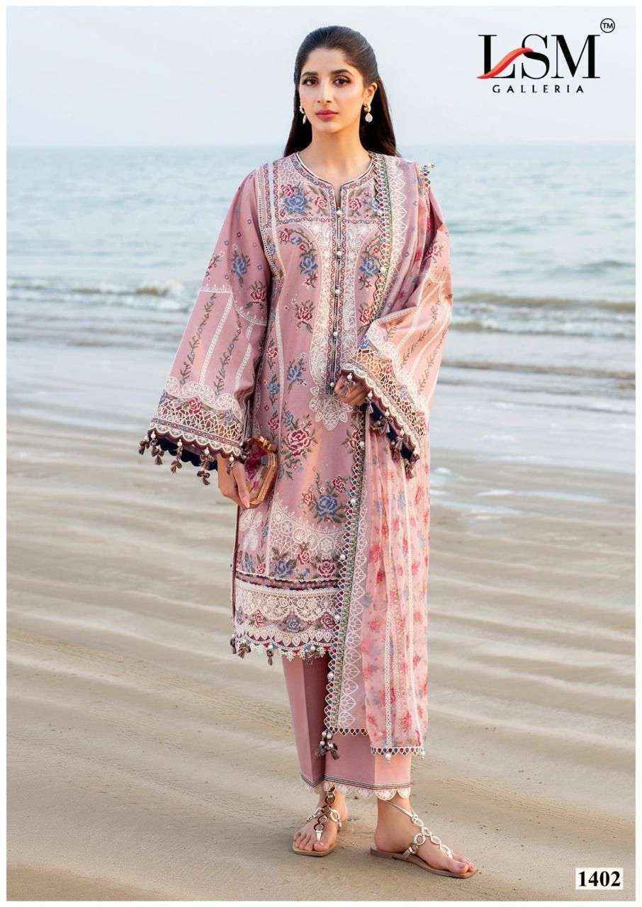 LSM Galleria Parian Dream Vol-14 Lawn Dress Material (6 pcs Catalogue)