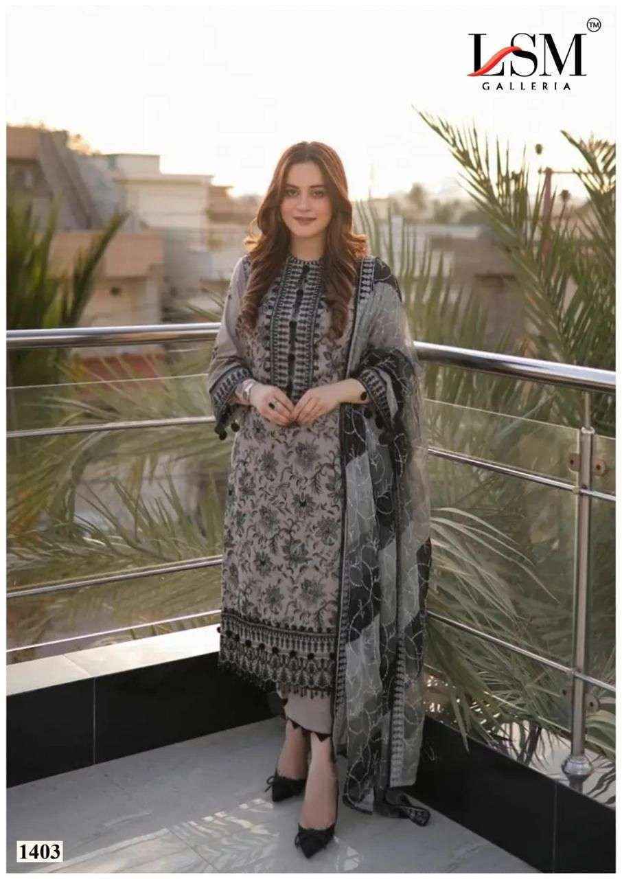 LSM Galleria Parian Dream Vol-14 Lawn Dress Material (6 pcs Catalogue)
