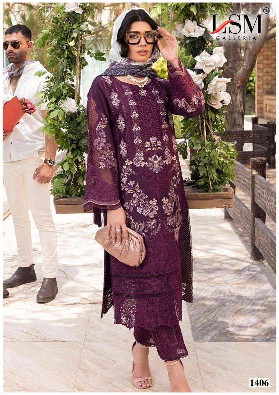 LSM Galleria Parian Dream Vol-14 Lawn Dress Material (6 pcs Catalogue)