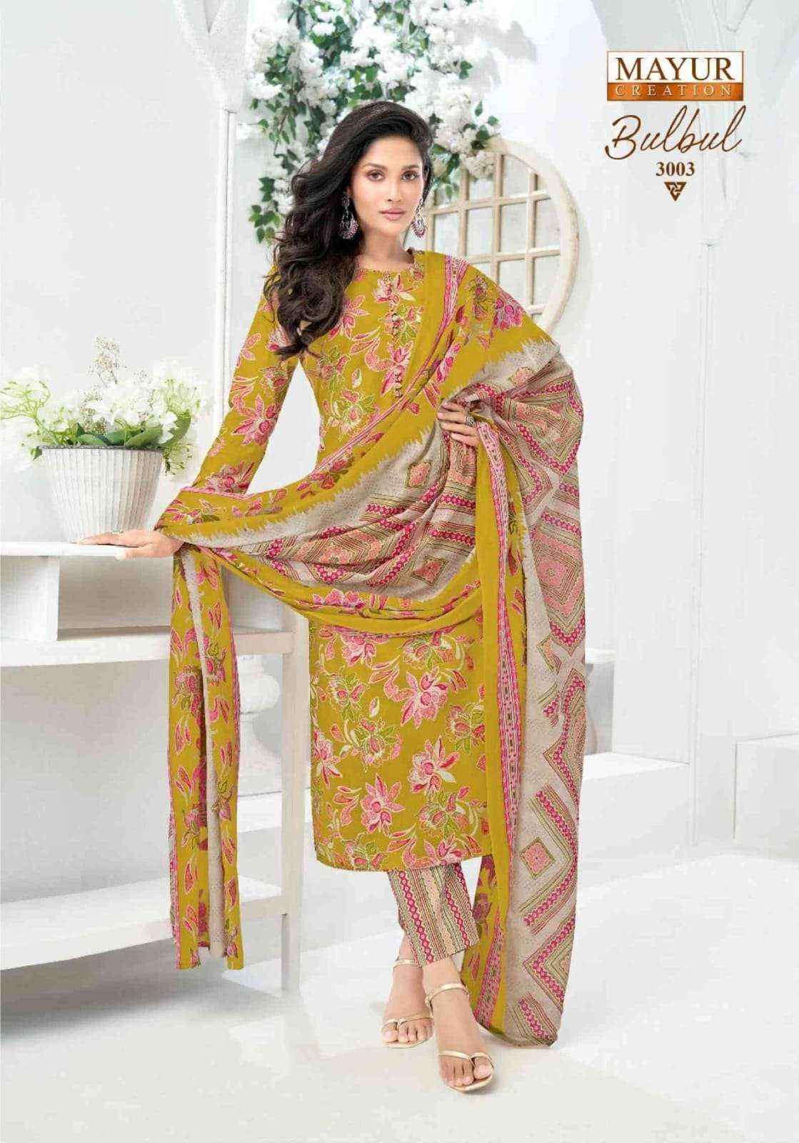 Mayur Creation Bulbul Vol-3 Cotton Dress Material (10 pcs Catalogue)