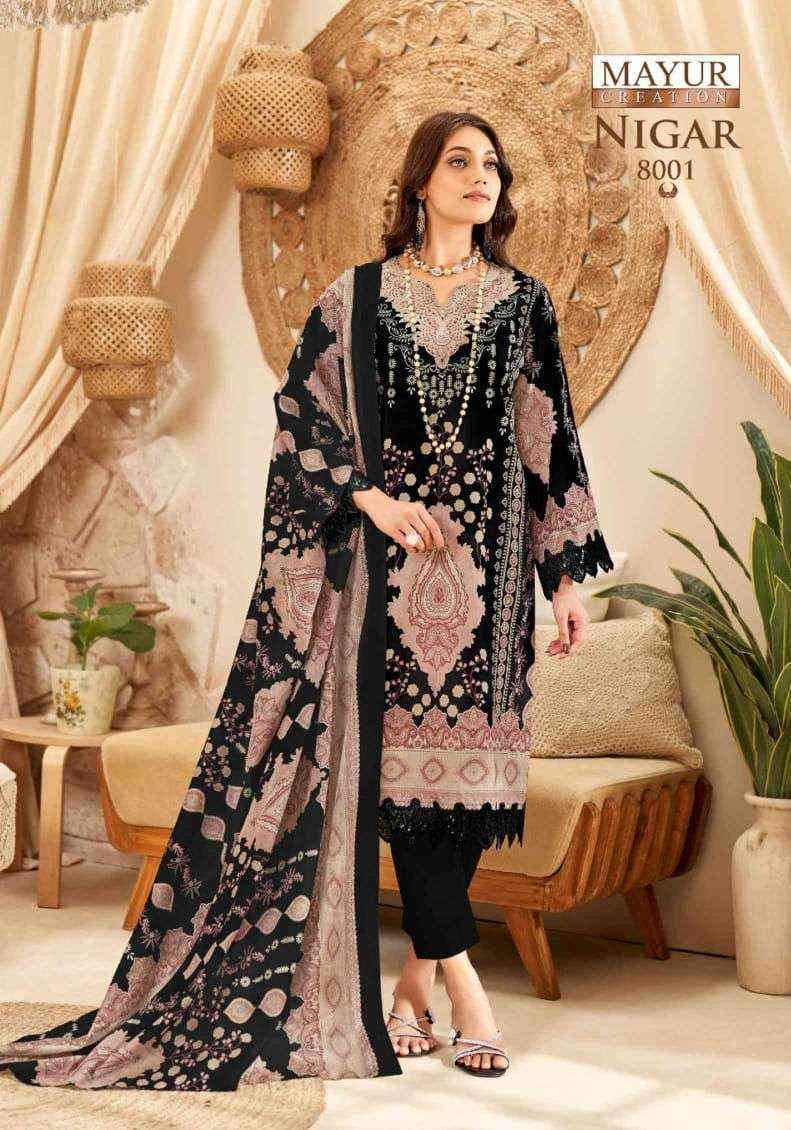 Mayur Creation Nigar Vol-8 Cotton Dress Material (8 pcs Catalogue)