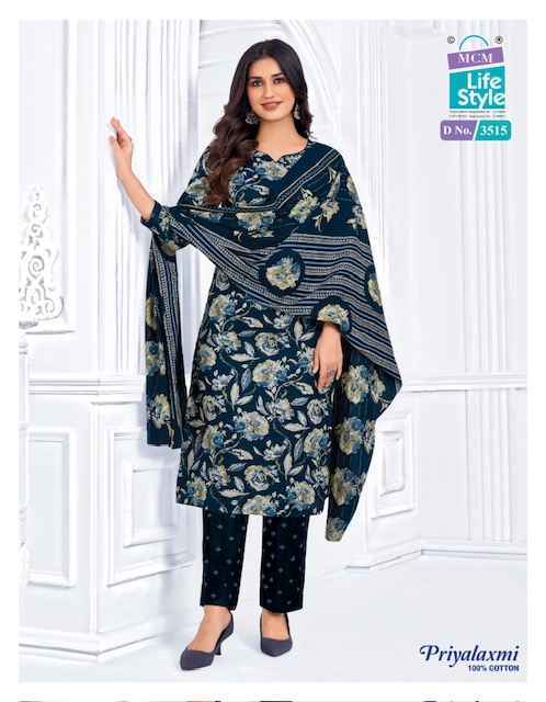 MCM Lifestyle Priyalaxmi Vol-35 Cotton Dress Material (20 pcs Catalogue)