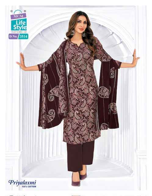 MCM Lifestyle Priyalaxmi Vol-35 Cotton Dress Material (20 pcs Catalogue)