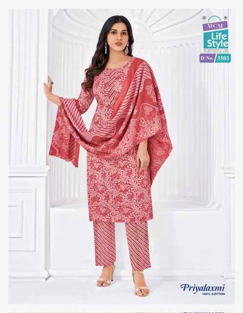 MCM Lifestyle Priyalaxmi Vol-35 Cotton Dress Material (20 pcs Catalogue)