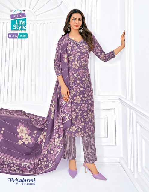 MCM Lifestyle Priyalaxmi Vol-35 Cotton Dress Material (20 pcs Catalogue)