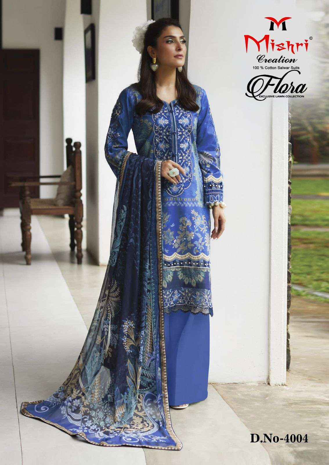 Mishri Creation Flora Vol-4 Readymade Lawn Cotton Dress (6 pcs Catalogue)