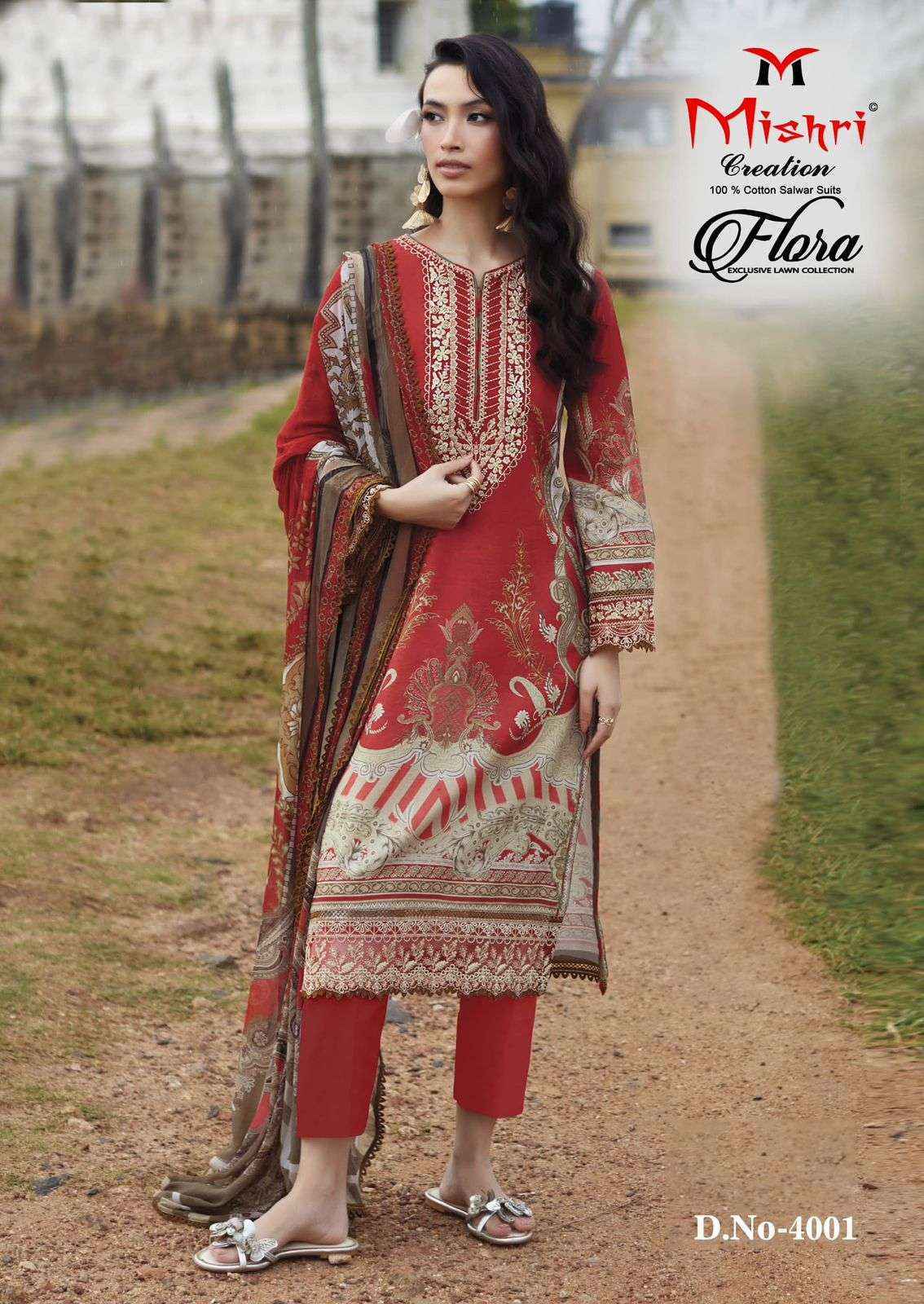 Mishri Creation Flora Vol-4 Readymade Lawn Cotton Dress (6 pcs Catalogue)