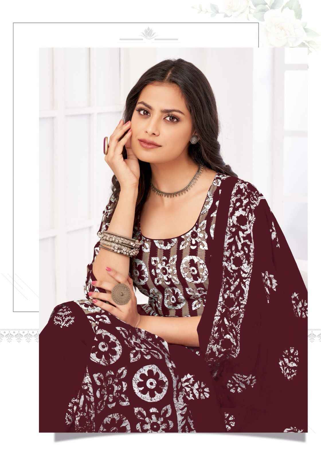 Miss World Choice Battik Special Vol-8 Cotton Readymade Suit (10 pcs Catalogue)