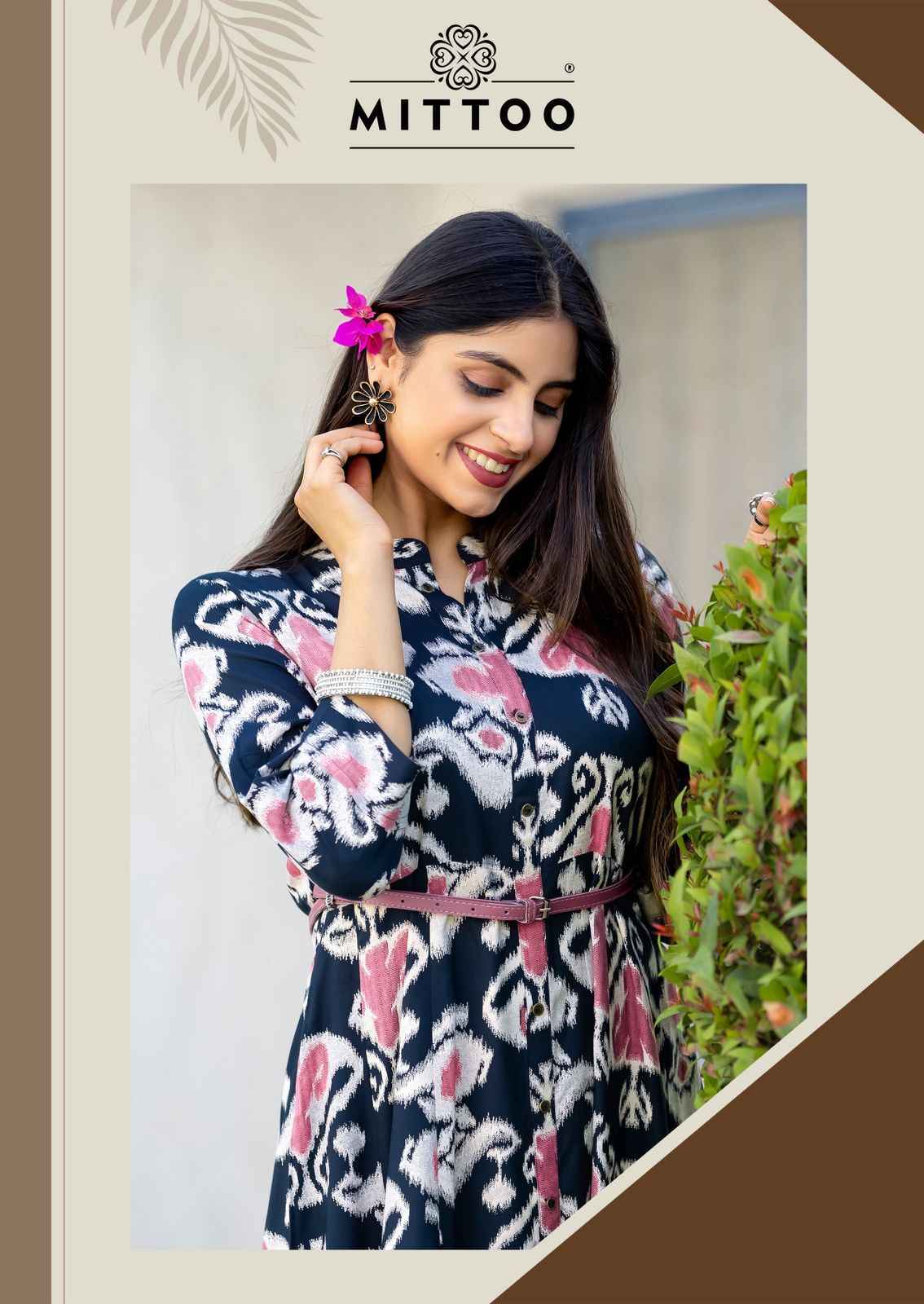 Mittoo Belt Vol-21 Rayon Kurti (6 pcs Catalogue)