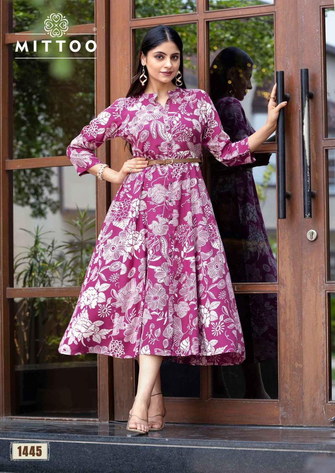 Mittoo Belt Vol-21 Rayon Kurti (6 pcs Catalogue)