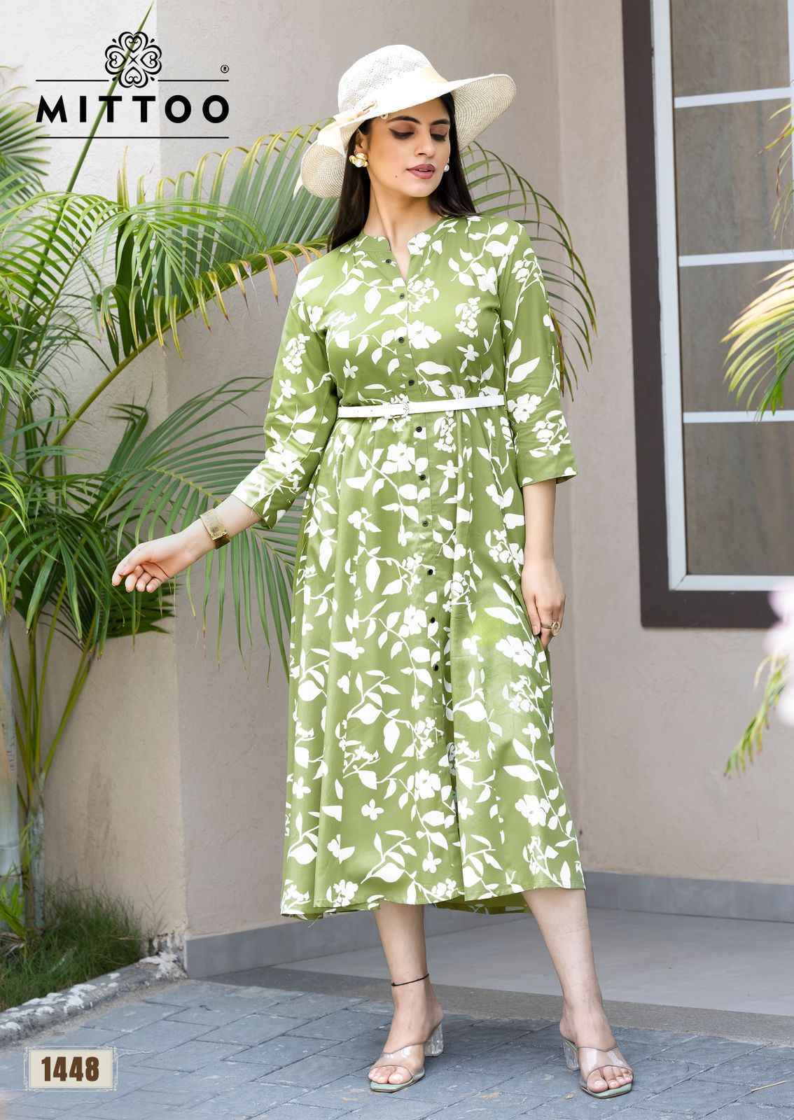Mittoo Belt Vol-21 Rayon Kurti (6 pcs Catalogue)
