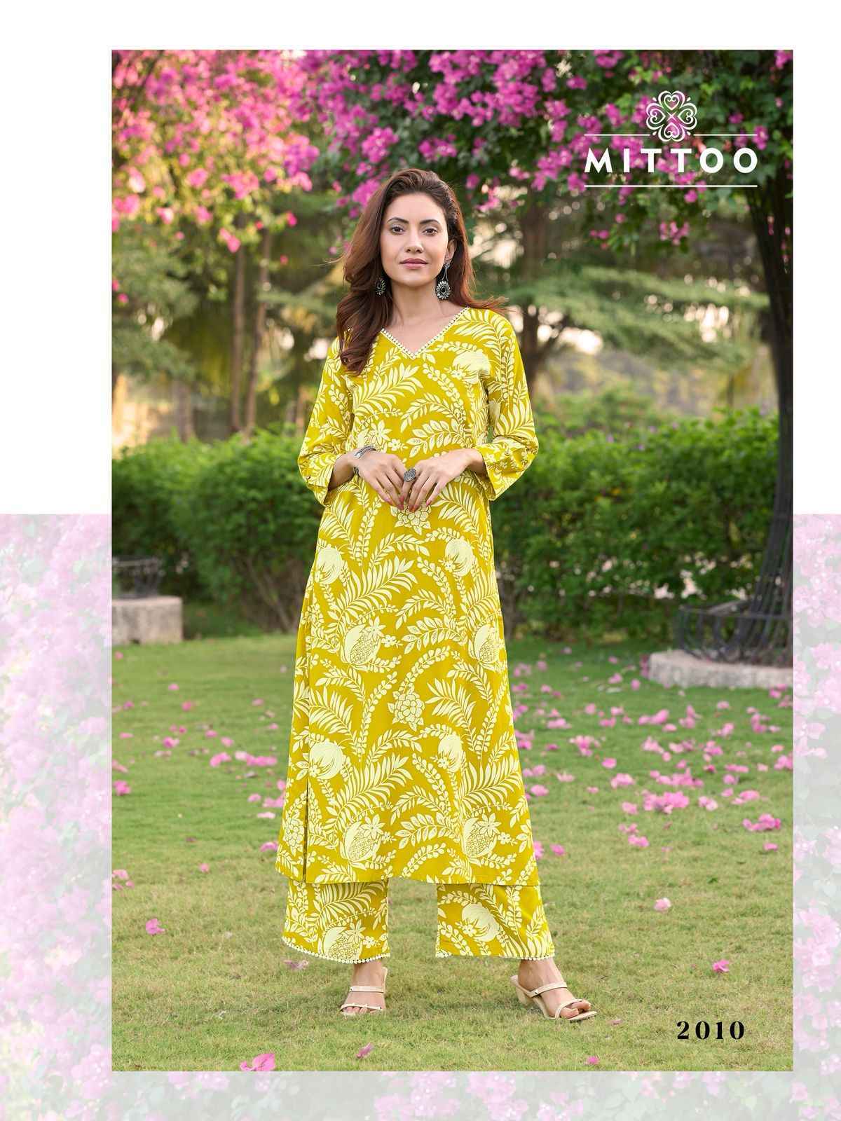Mittoo Sulekha Vol-2 Rayon Kurti With Bottom (6 pcs Catalogue)